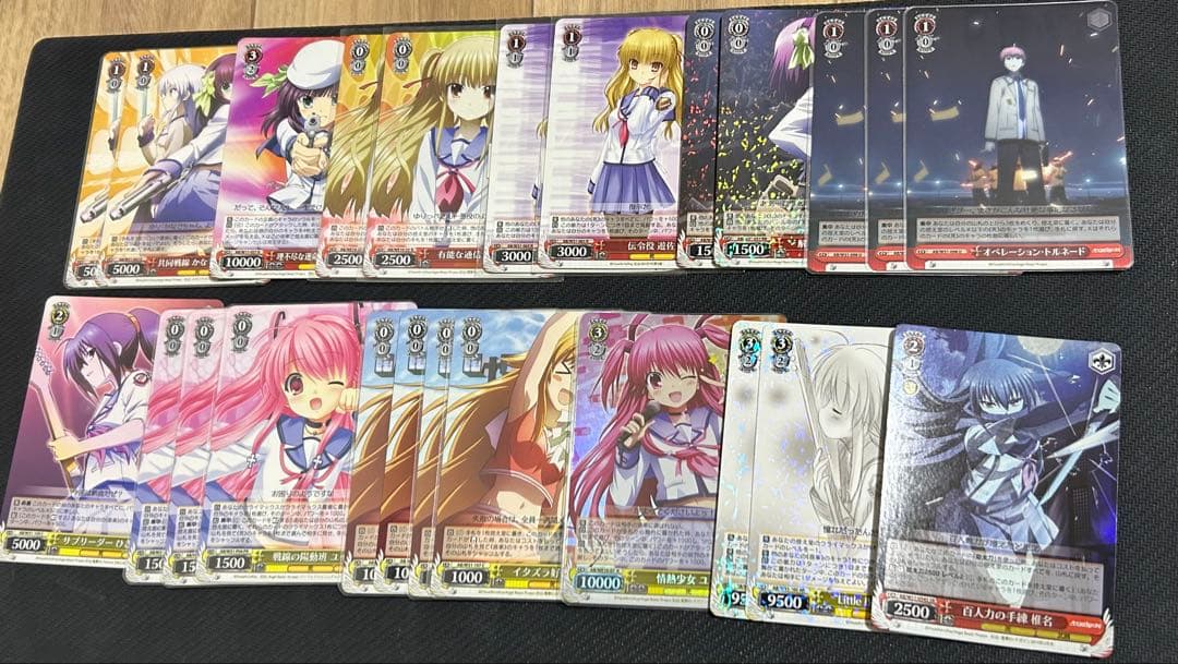 ヴァイスシュヴァルツ　key デッキ　エンジェルビーツ　デッキパーツ付き