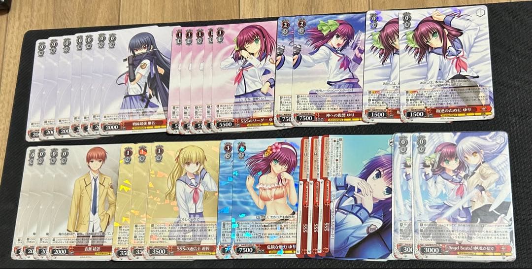 ヴァイスシュヴァルツ　key デッキ　エンジェルビーツ　デッキパーツ付き