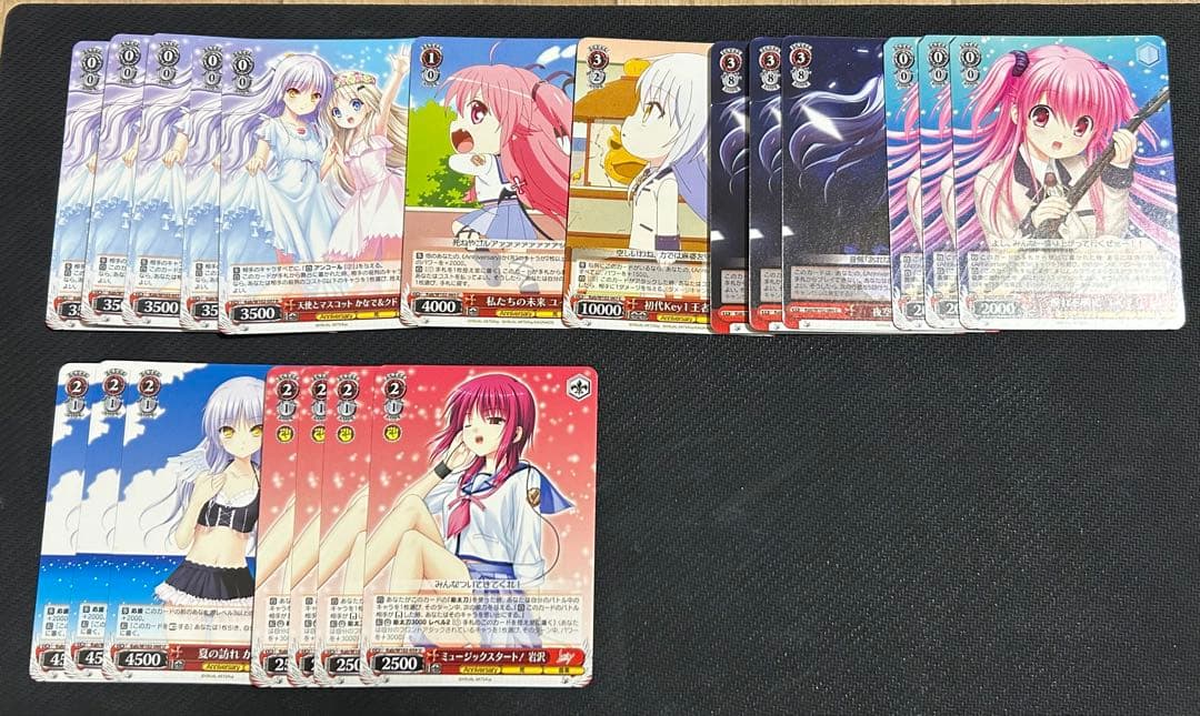 ヴァイスシュヴァルツ　key デッキ　エンジェルビーツ　デッキパーツ付き