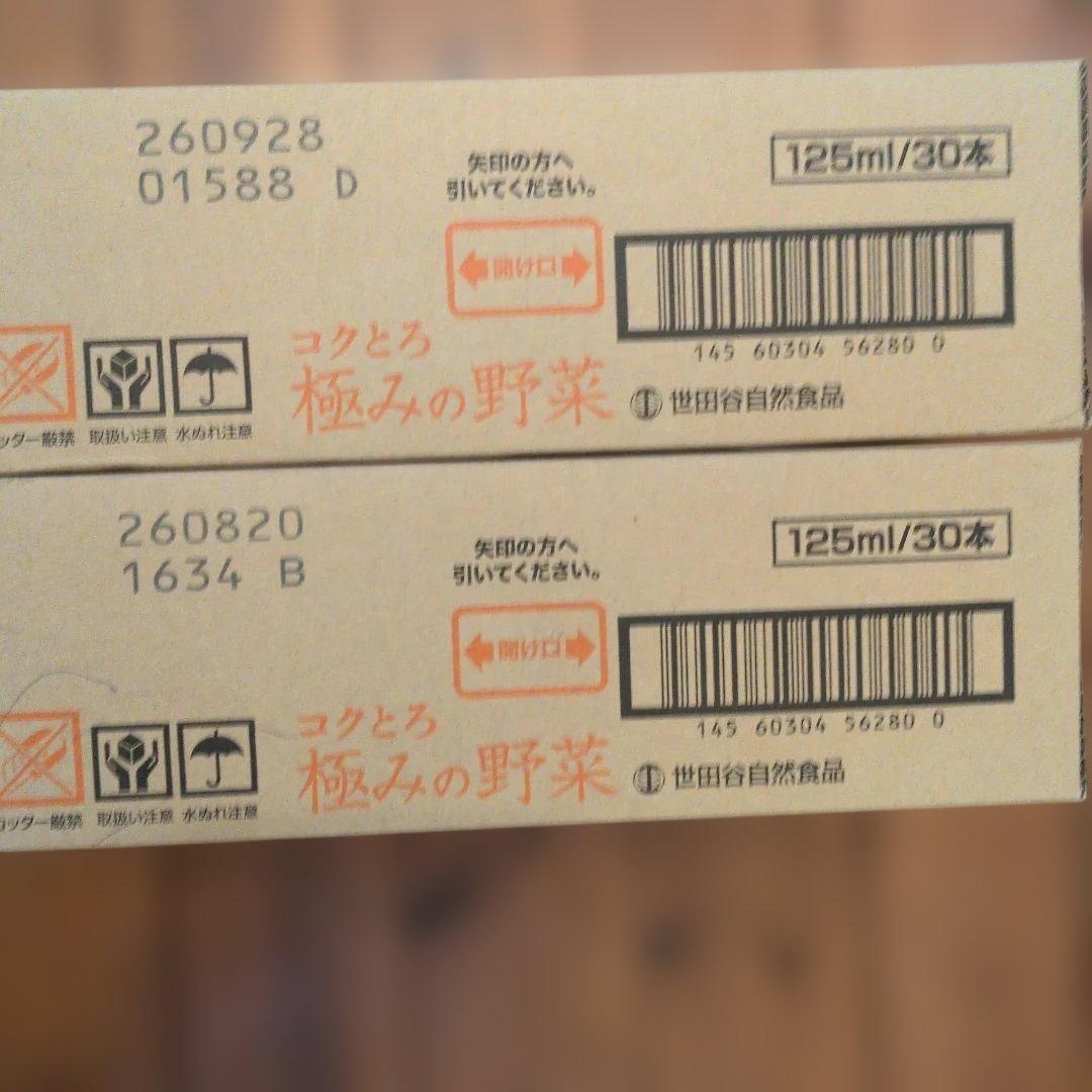 コクとろ極みの野菜 125ml 30本×２ケース（60本）