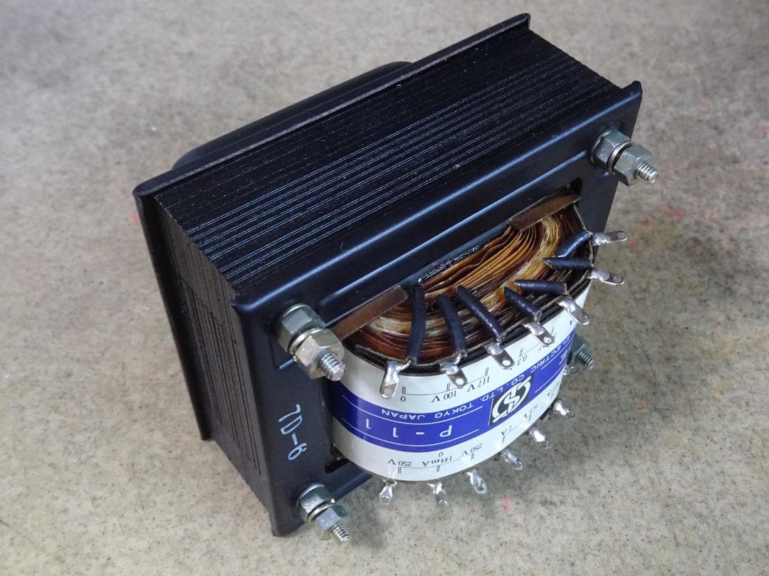 価格再変更 山水 真空管アンプ用 電源トランス P-11 144mA