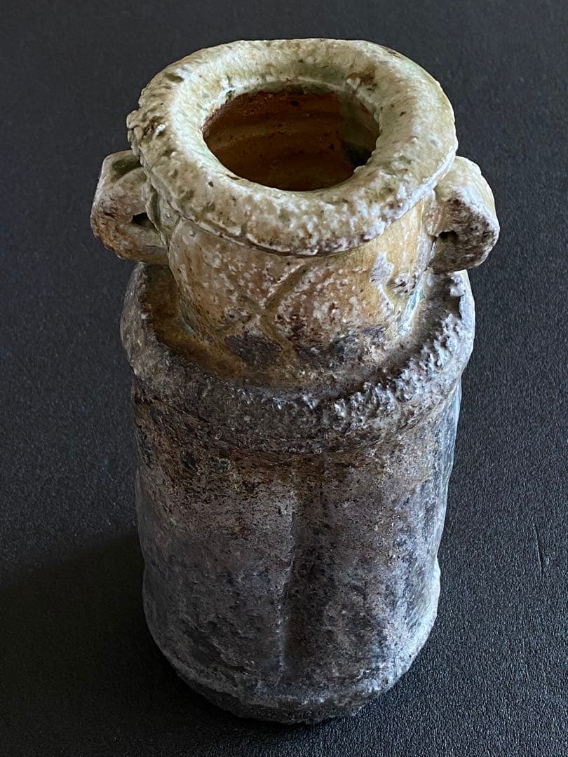 信楽焼　花瓶　花器　花入　井村侊生　　#3408