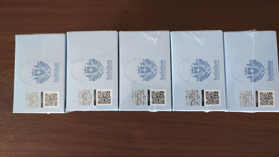 ホロライブカードゲーム エンチャントレガリア 5BOX 新品未開封 シュリンク付
