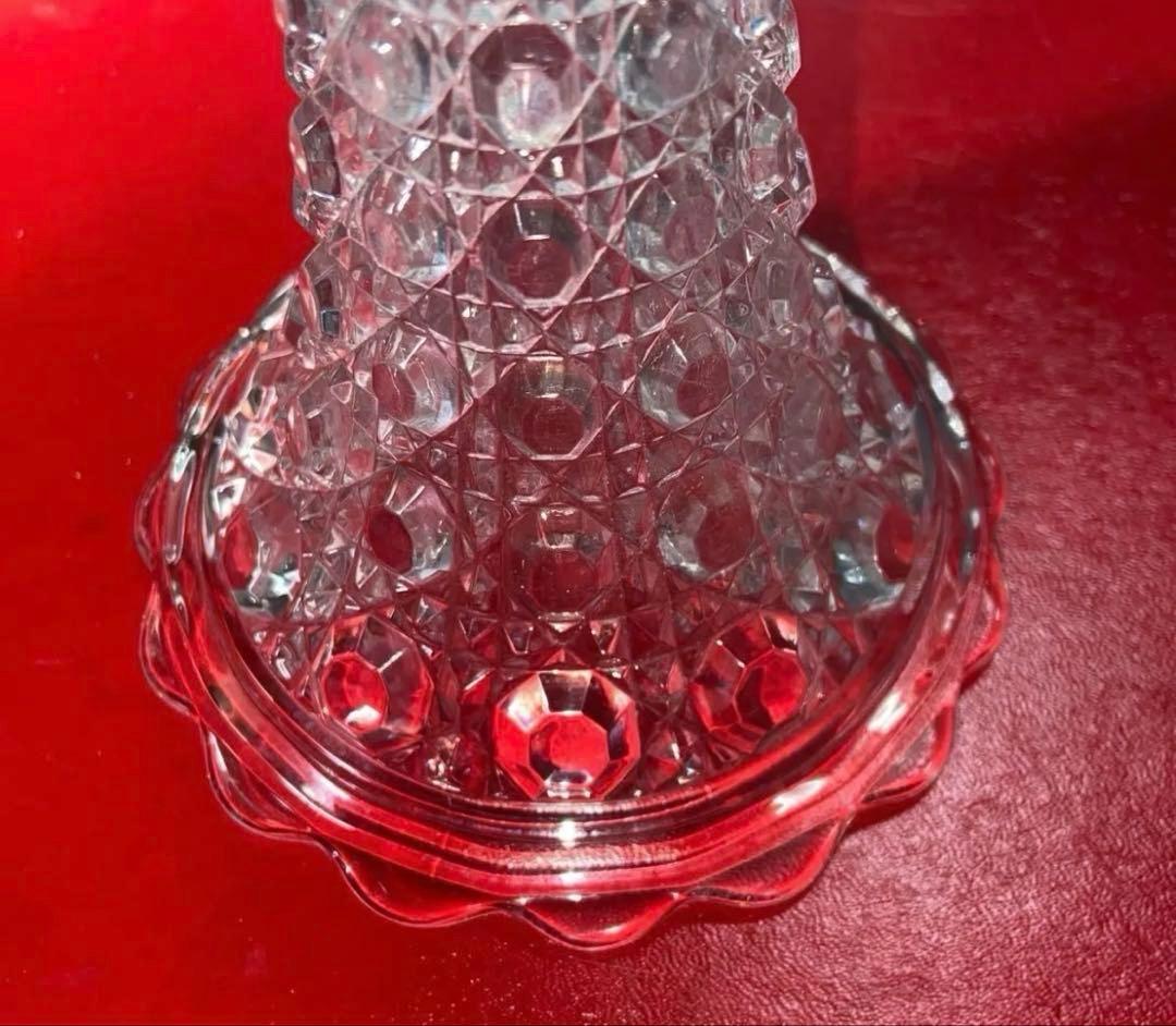 バカラ ディアマンピエーリー ブロンズ装飾 アンティーク 花器