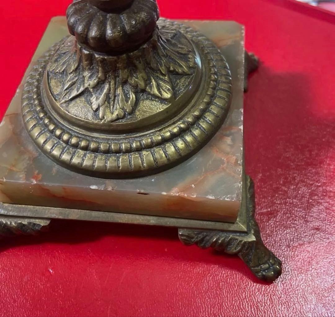 バカラ ディアマンピエーリー ブロンズ装飾 アンティーク 花器