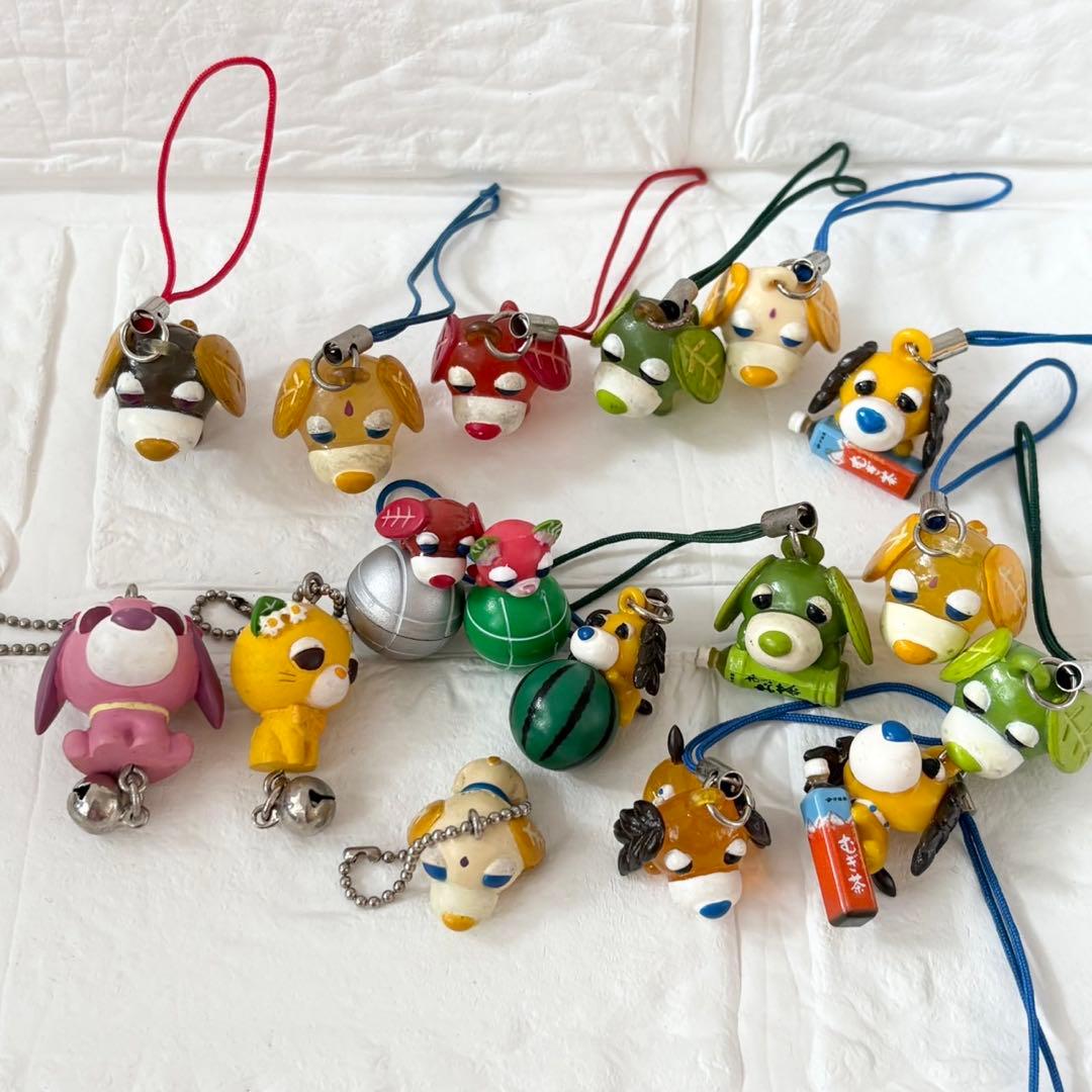 激レア　お茶犬　ストラップ　キーホルダー　当時物　平成レトロ　まとめ売り　大量