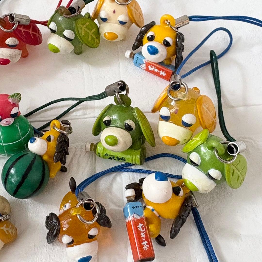激レア　お茶犬　ストラップ　キーホルダー　当時物　平成レトロ　まとめ売り　大量
