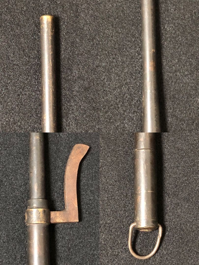 十手　捕具　銅地　約45㎝　武具　時代　骨董　古美術　25LA