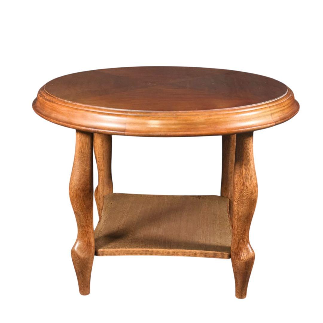 HR737 【ビンテージ】　マルニ木工　サイドテーブル　丸テーブル