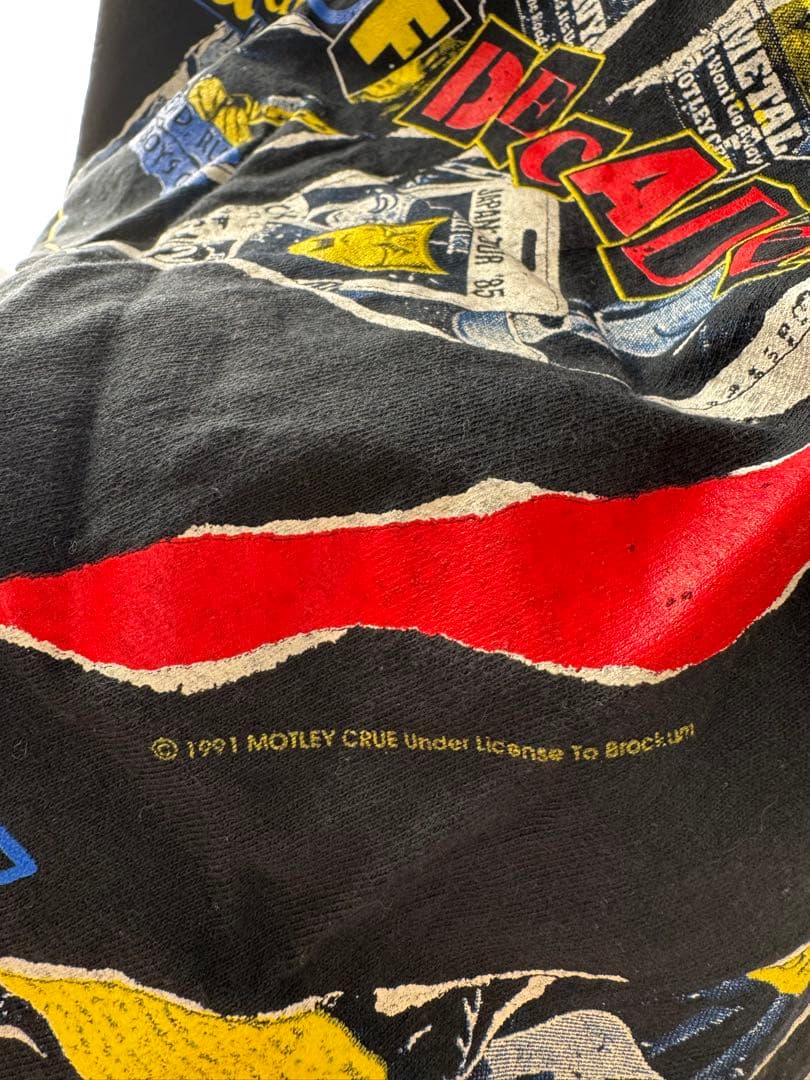 MÖTLEY CRÜE 1991 グラフィックTシャツ Lサイズ