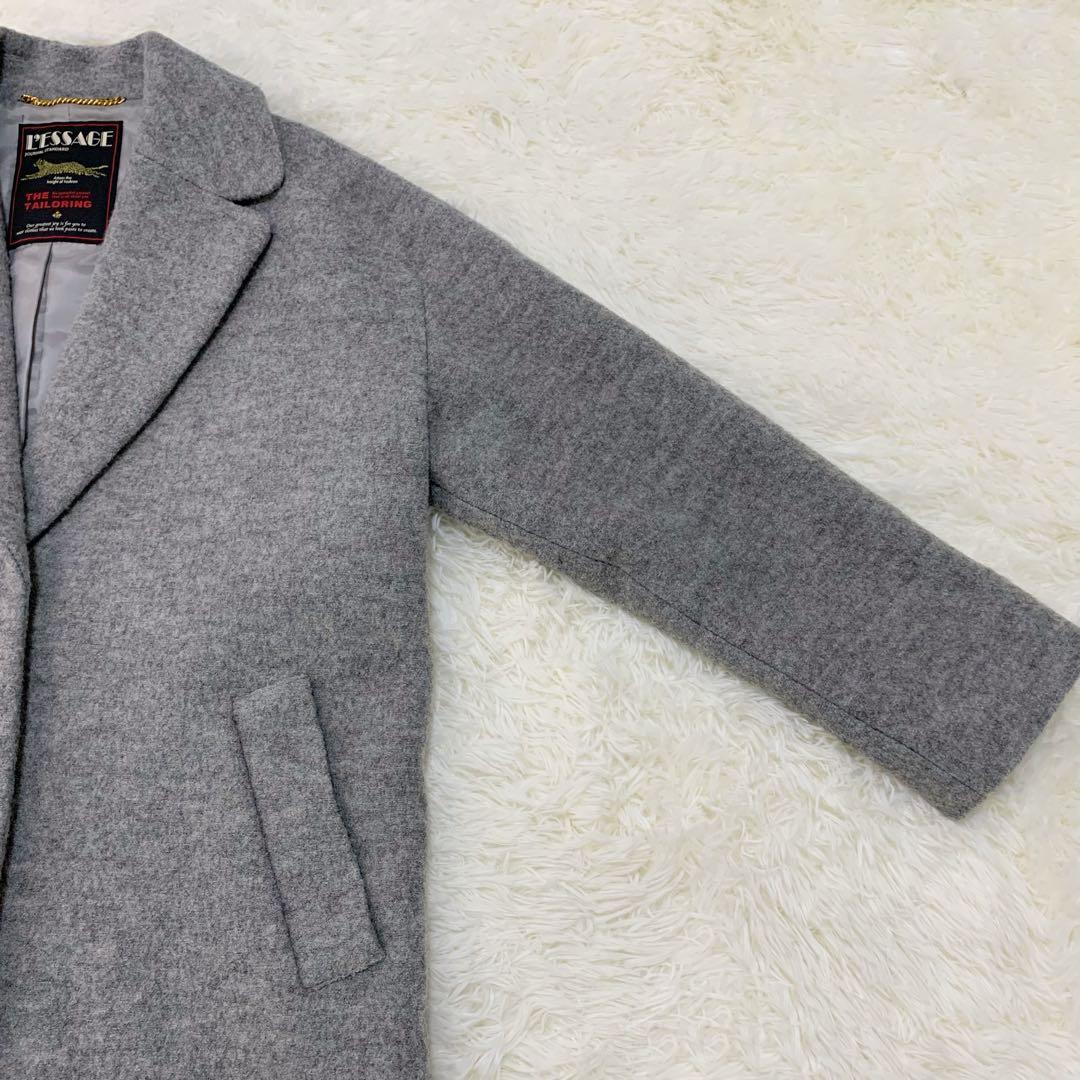 ジャーナルスタンダード レサージュ ウール 100% チェスターロング コート