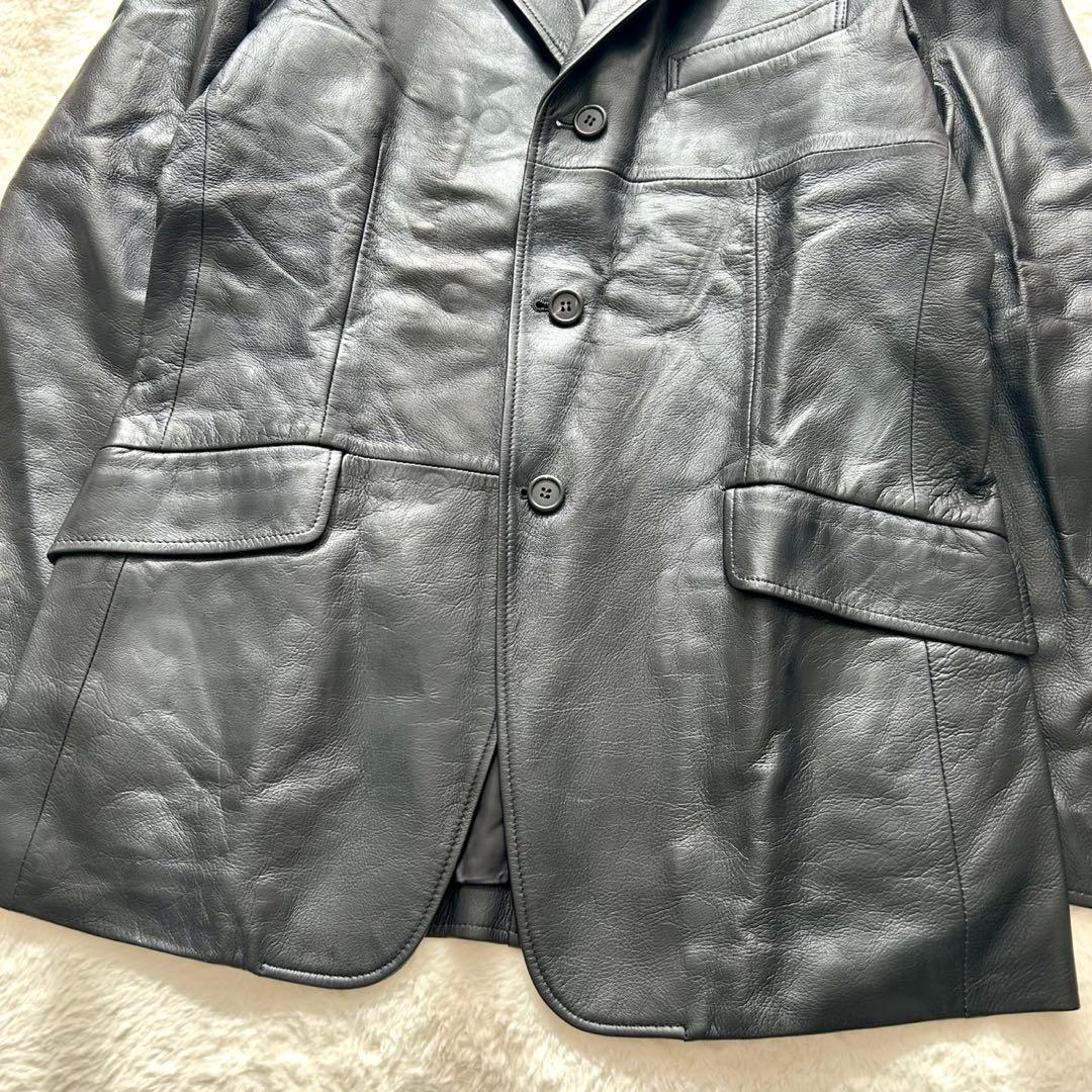 【美品】Paul Smith レザージャケット 羊革　黒　木村拓哉 Lサイズ