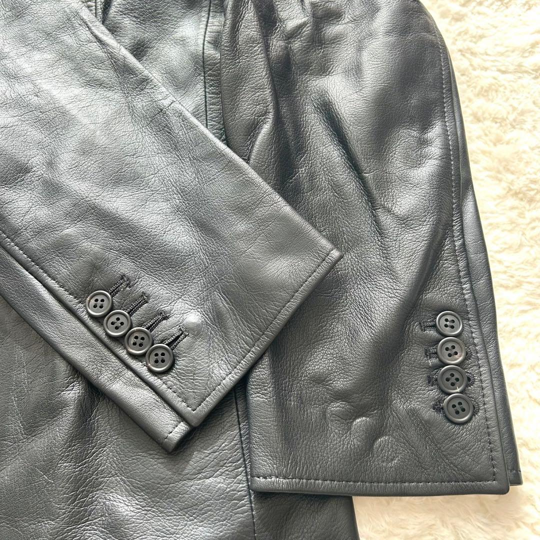 【美品】Paul Smith レザージャケット 羊革　黒　木村拓哉 Lサイズ