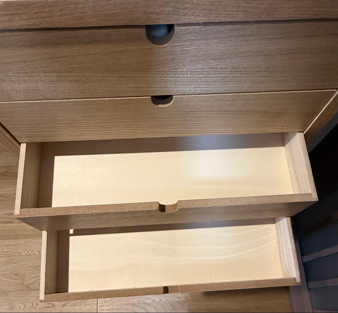 多段 ナチュラル木製 引き出し10段チェスト