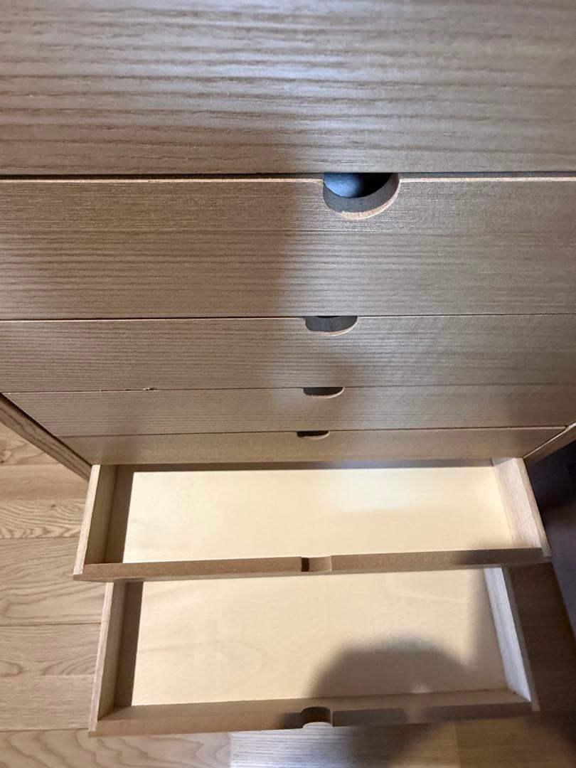 多段 ナチュラル木製 引き出し10段チェスト