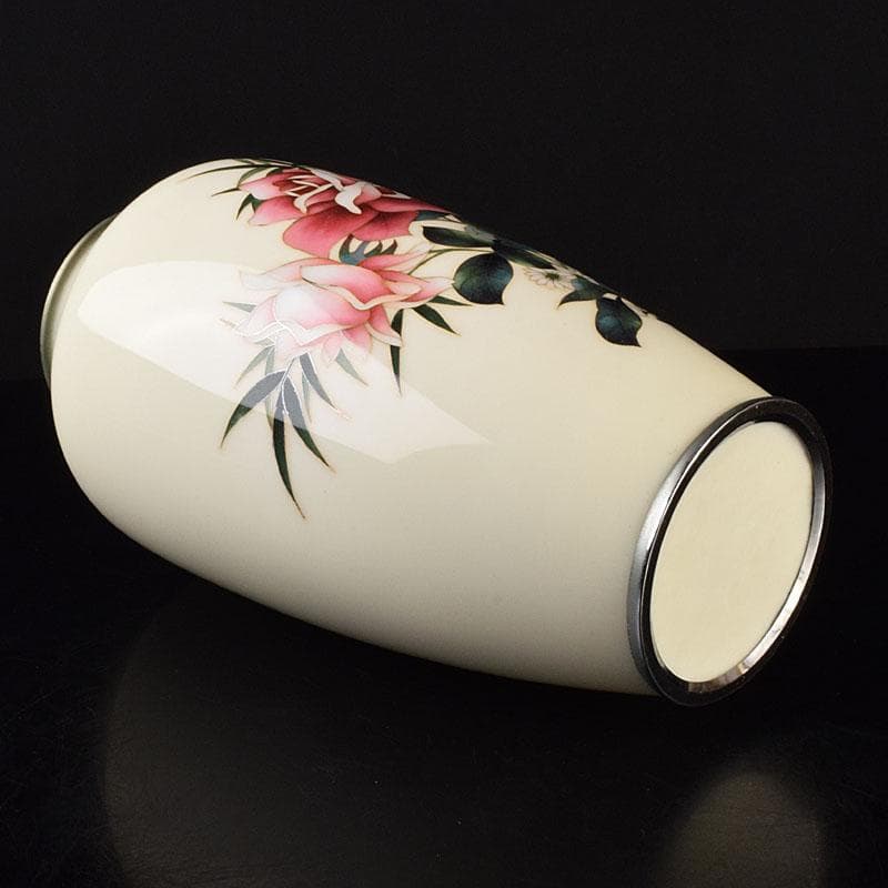 七宝焼　花文　花瓶　M　R7879C