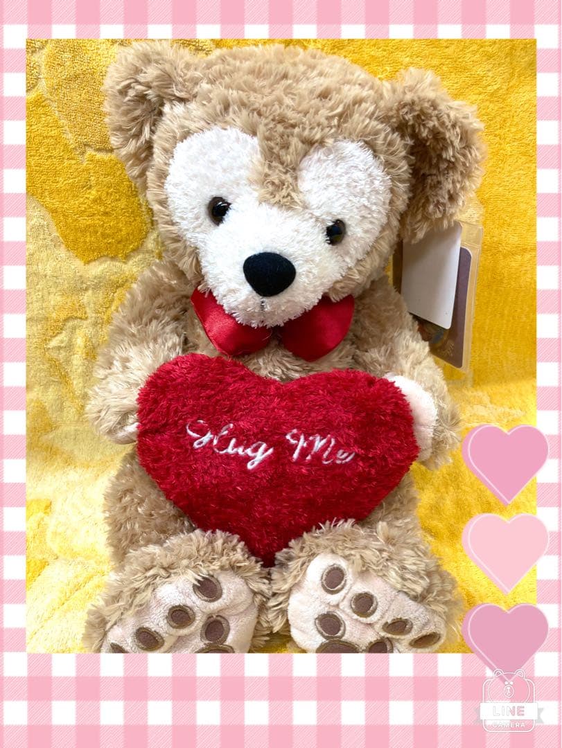 ♡ダッフィー♡Sサイズのぬいぐるみ【ハグミー】♡2005年♡タグ、値札付き♡