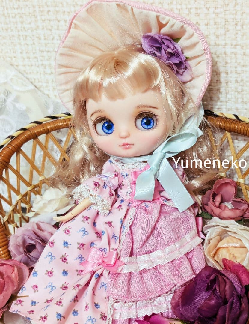 ❀カスタムアイシードール ❀ミディちゃん✴ドレス花冠付き