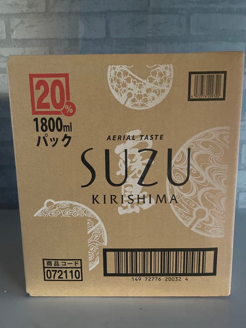 霧島酒造　鈴霧島　20度 1.8パック　6本入