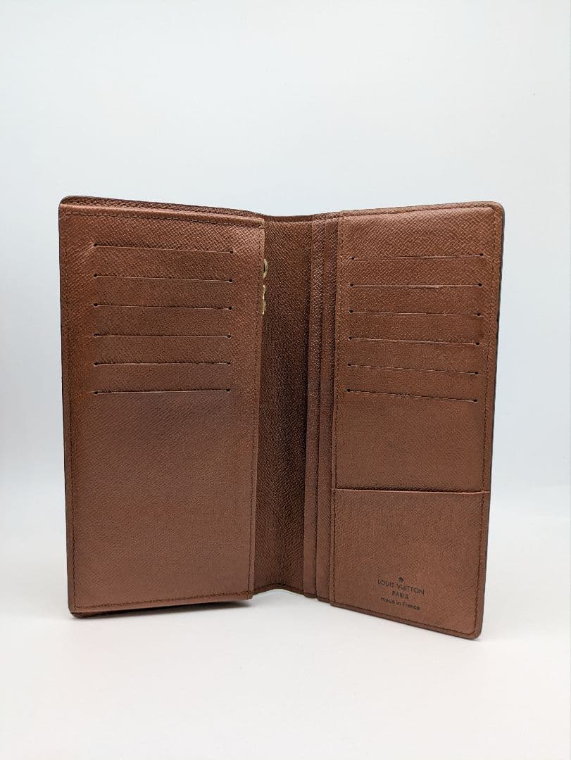 【現行モデル】ポルトフォイユ・ブラザ モノグラム 長財布 小銭入れ ルイヴィトン