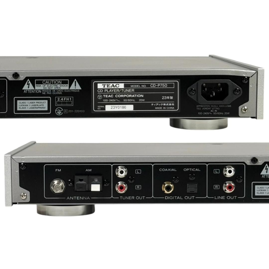 2023年製・TEAC CD-P750 SD/USB/AM/FM・CDプレーヤー