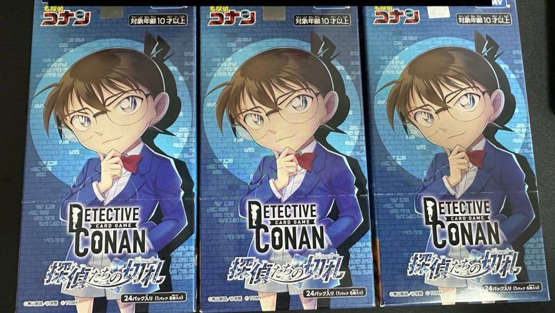 名探偵コナンカードゲーム 探偵たちの切り札 未開封テープ付き 3BOX