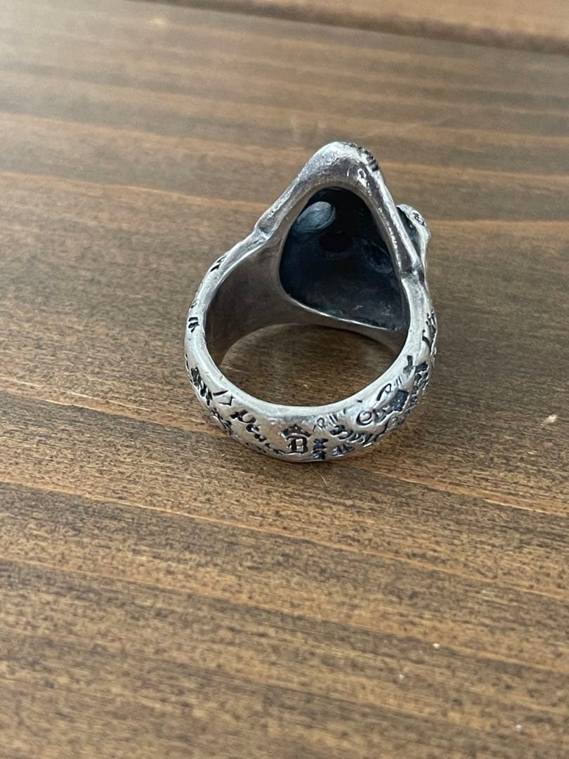 Bill Wall Leather グラフィックスカルリング/ゴールドサター