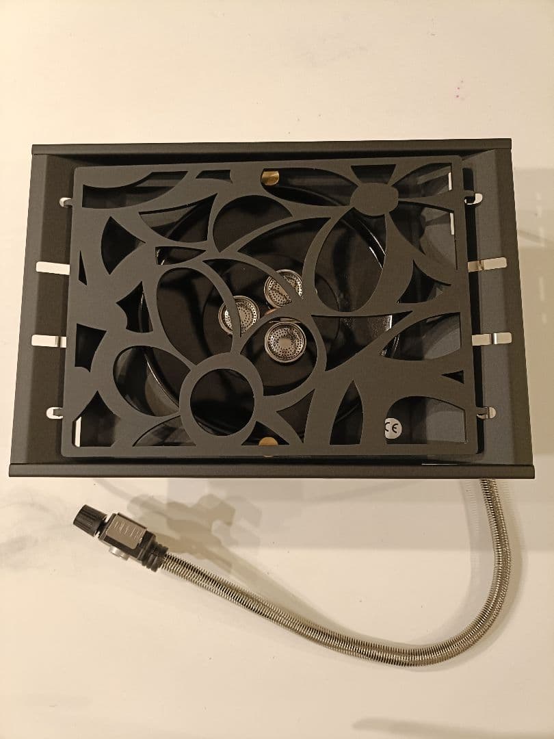 igtテーブルシングルバーナーコンロ 黒 収納ケース付き