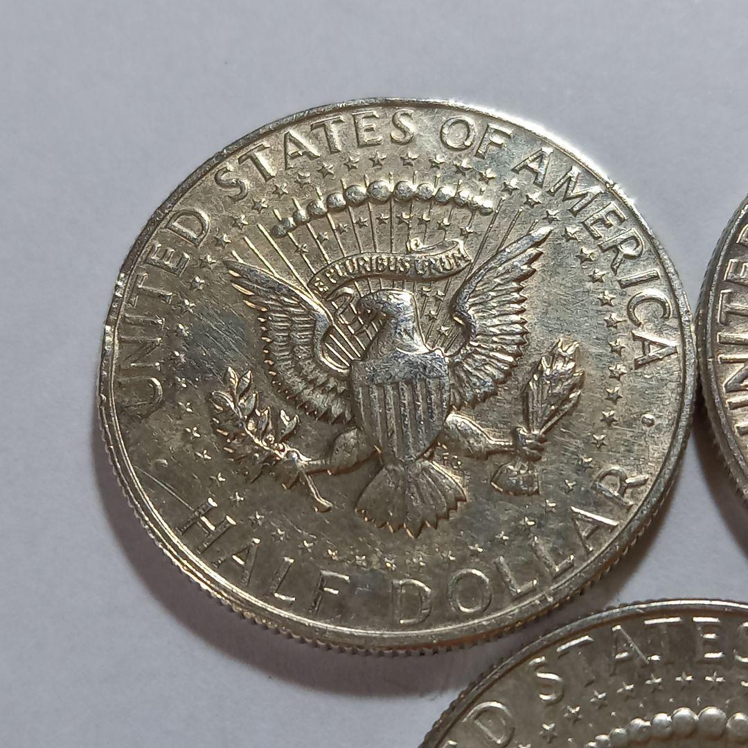 銀貨 1967年 ケネディハーフダラー 5枚set 量目51.62g