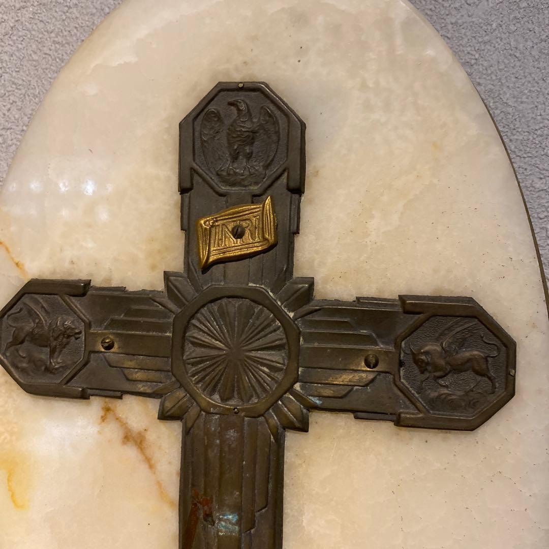 十字架　大理石