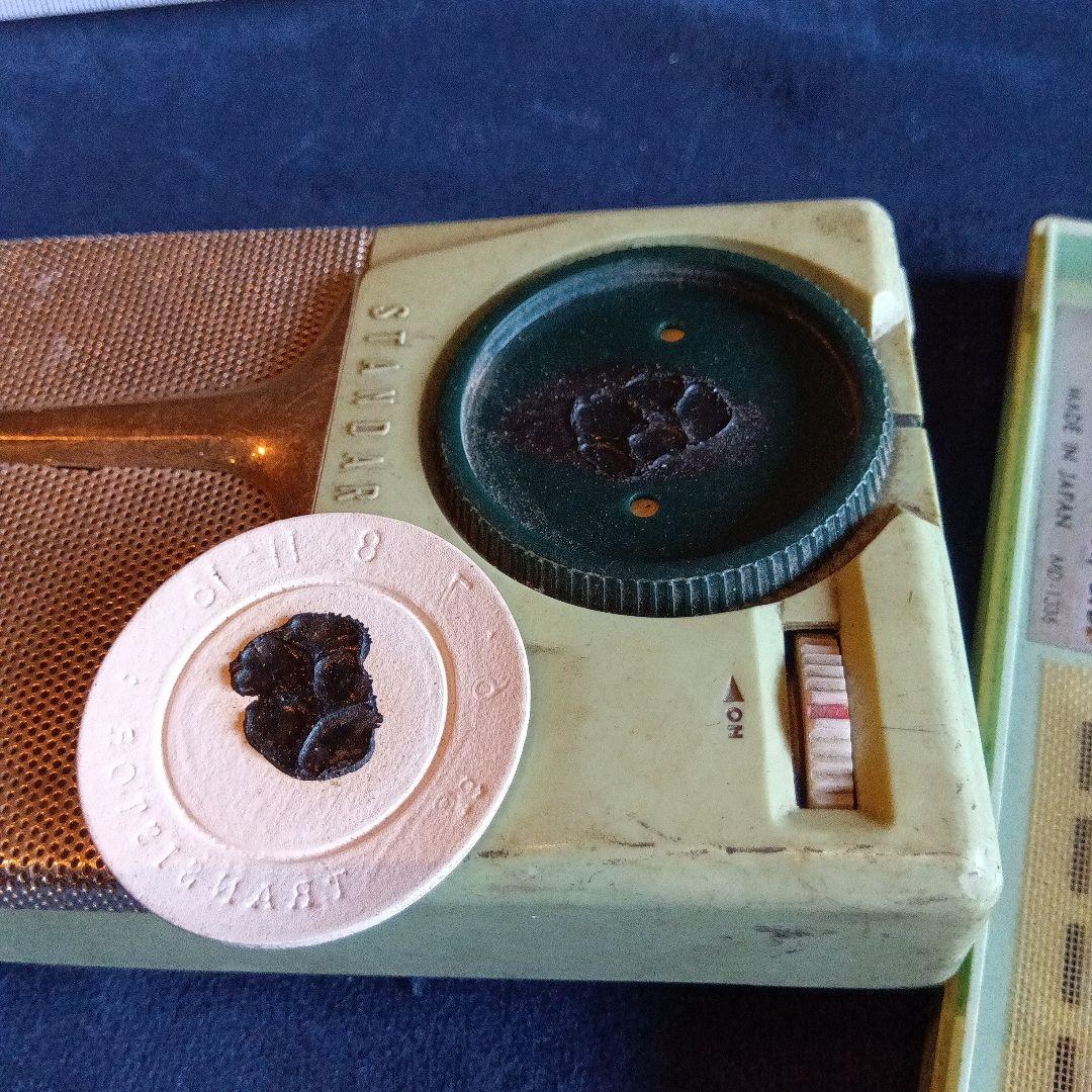 ジャンク品　トランジスタ　ラジオ　レトロ　ヴィンテージ