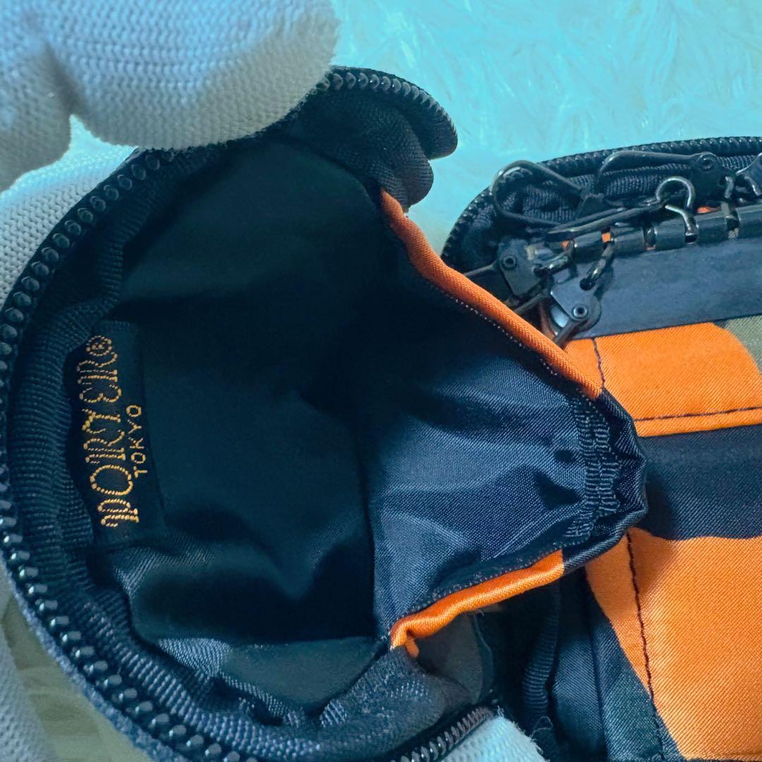 【美品】PORTER / PS CAMO キーケース パスケース カモフラ 黒