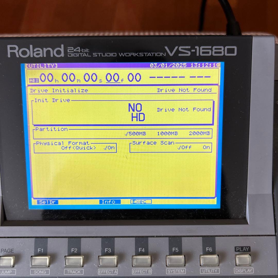 ジャンク扱い　Roland VS-1680 MTR マルチトラックレコーダー