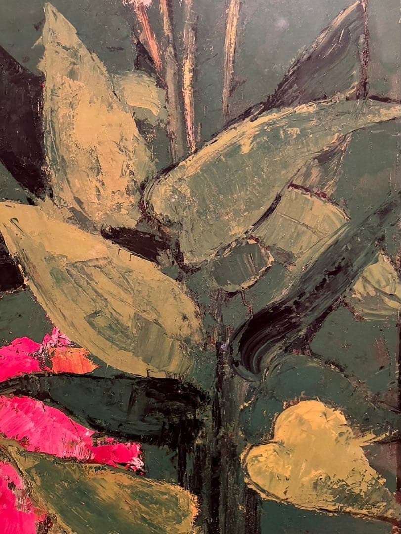 ベルナール カトラン リトグラフ 鉢植えの花 絵画 額縁 アート インテリア