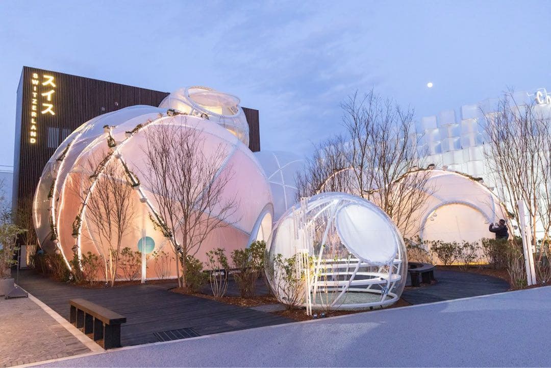 【カタカナ表記版/非売品】大阪関西万博/スイス館/関係者/ピンバッジ