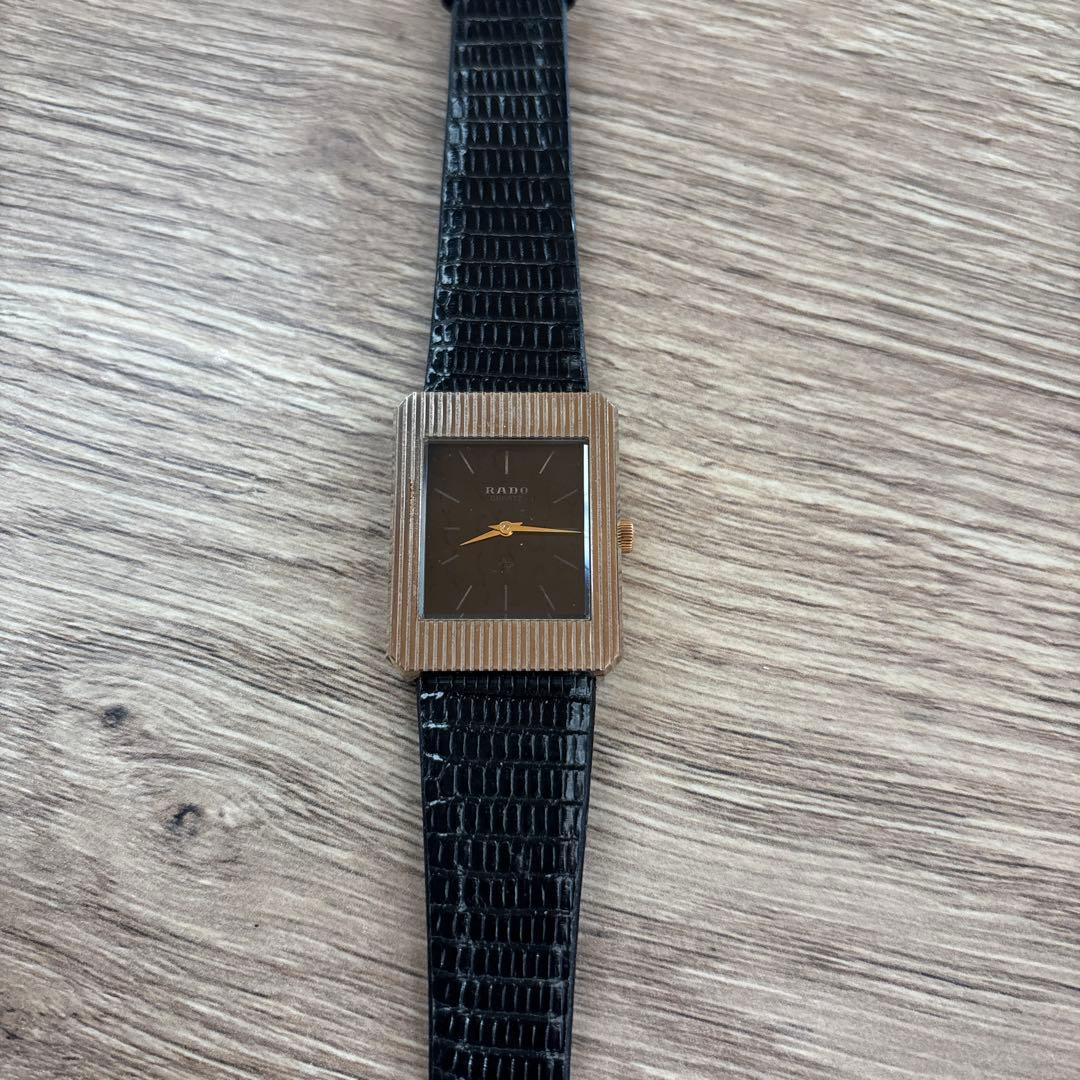 RADOラドーロイヤルエレガンス自動巻きクロコダイル腕時計