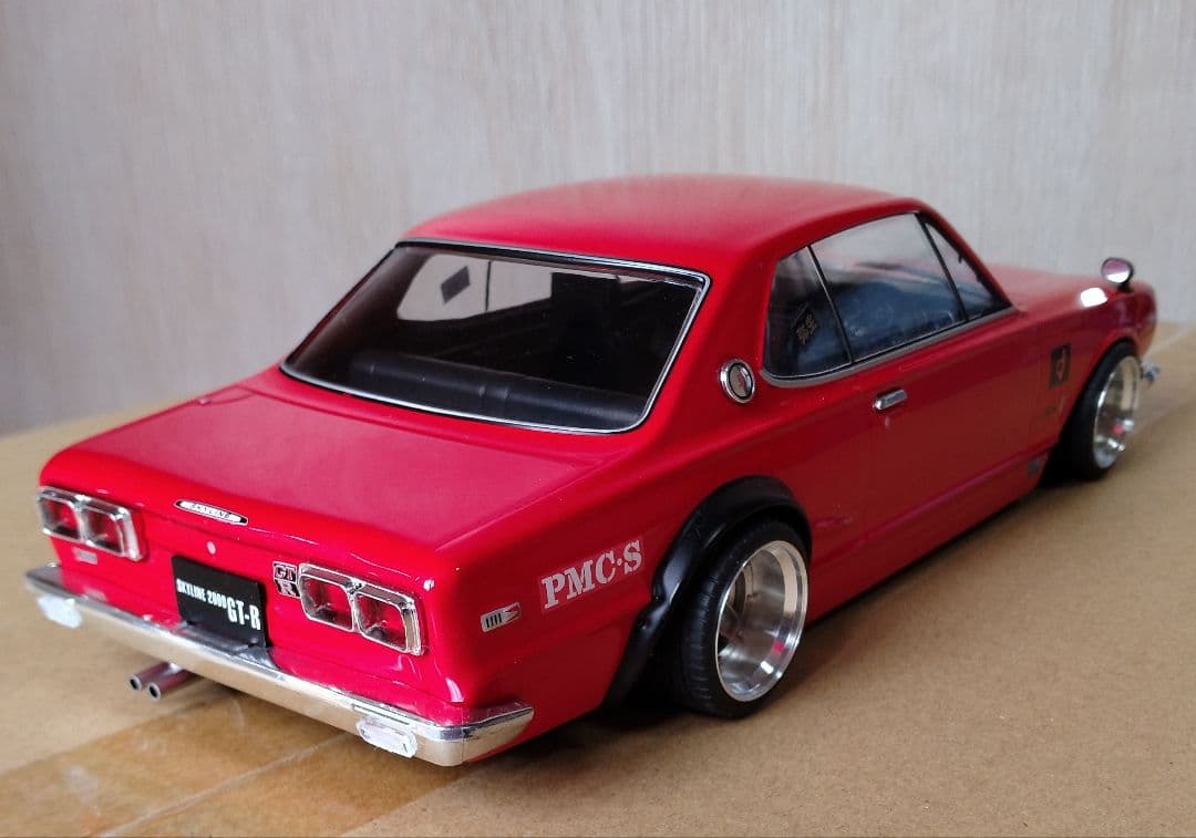 【1/18】スカイライン ハコスカ（KPGC10）赤