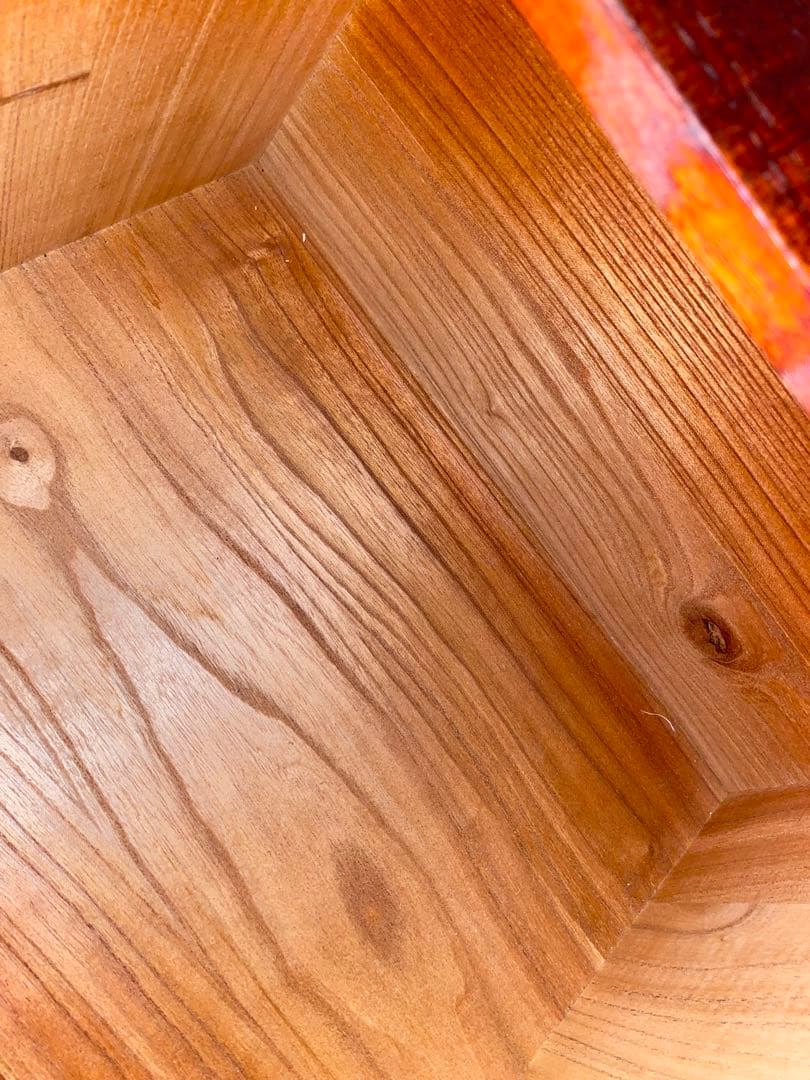 木製 踏み台 収納付き 飾り台 無垢材 アンティーク 昭和レトロ ヴィンテージ