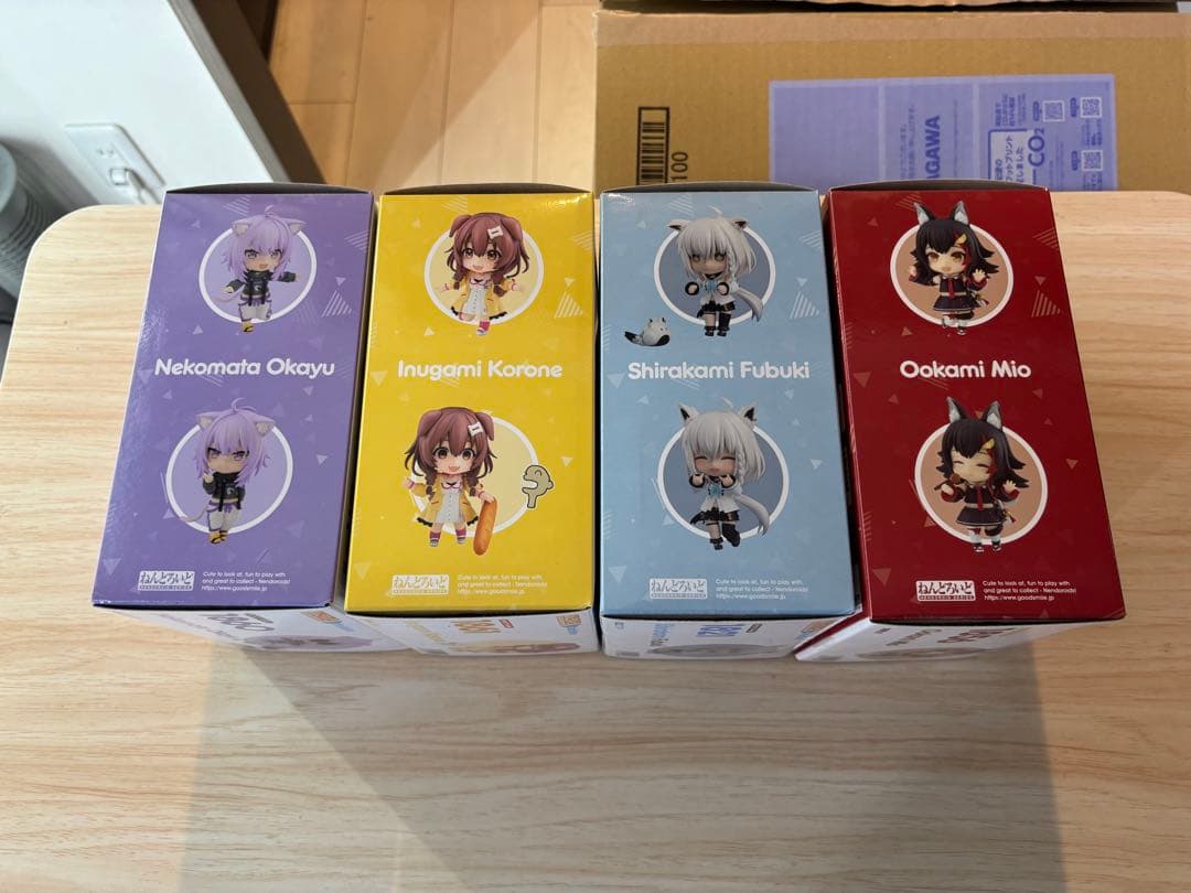 ホロライブ　ねんどろいど　ゲーマーズ　4個セット