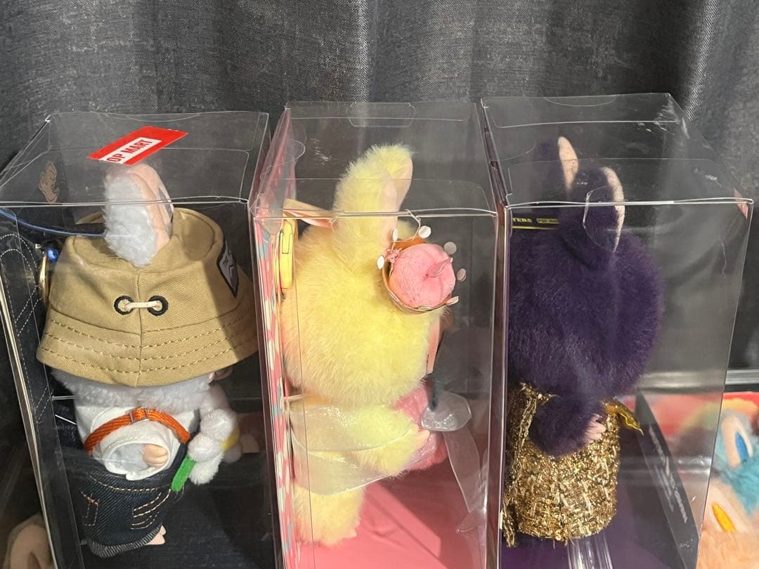 labubu ぬいぐるみ３点セット