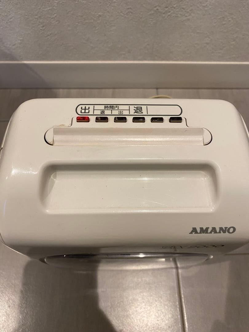 美中古 AMANO アマノ 電子タイムレコーダー BX2000