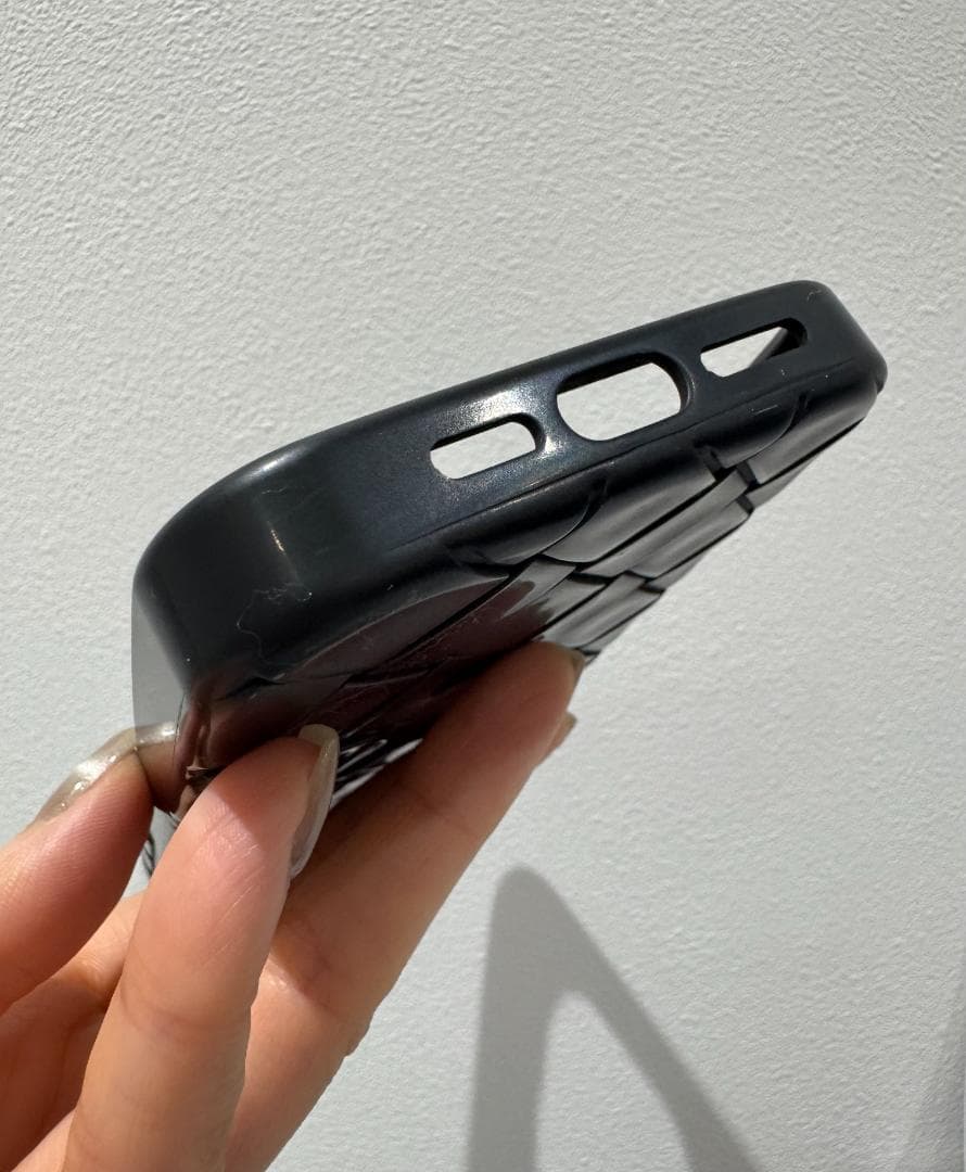 BOTTEGA VENETA iPhone 14proMAX スマホケース 黒