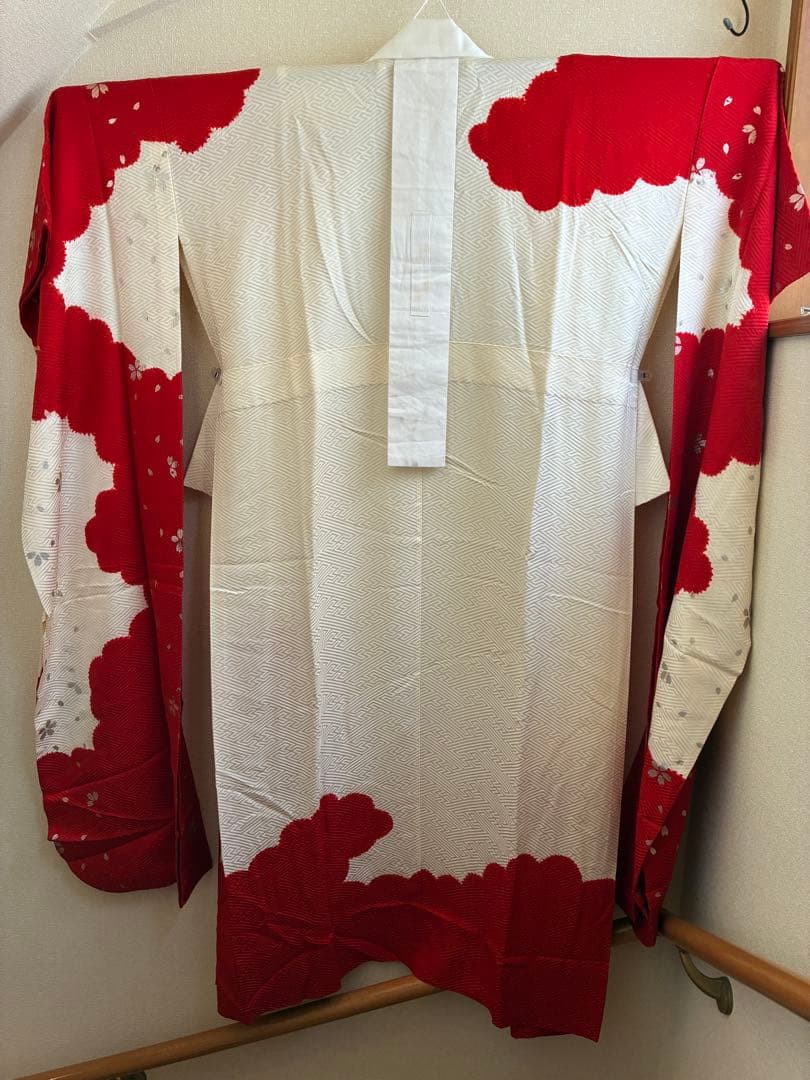 専用【逸品】藤娘きぬたや　総絞り　振袖　藤色　裄68 長襦袢　刺繍半襟付き