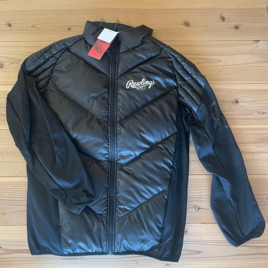 新品　Rawlings ブラック フルジップジャケット　M