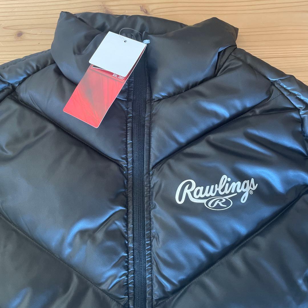 新品　Rawlings ブラック フルジップジャケット　M