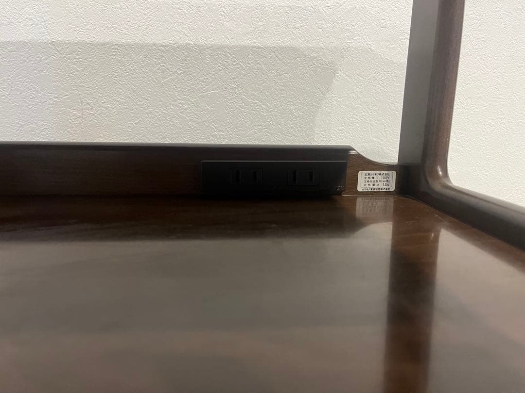 【美品】カリモク家具 レンジ台 キャビネット キッチン収納 高級家具