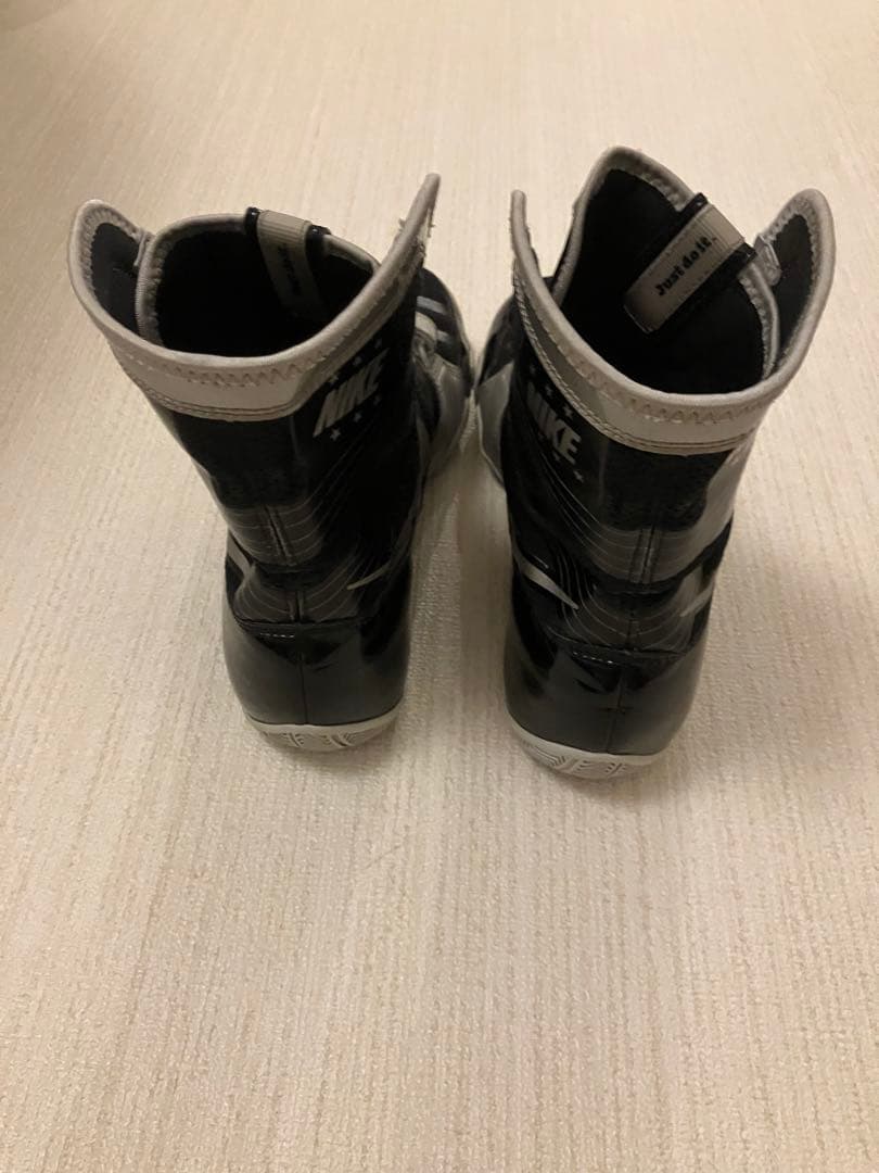 NIKE ハイパーKO ボクシングシューズ ブラック/シルバー 26.5㎝