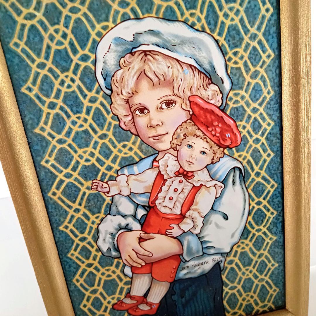 ジャン・ハガラ ステンドグラス 少年とお人形 ステファン グラスマスターズ社