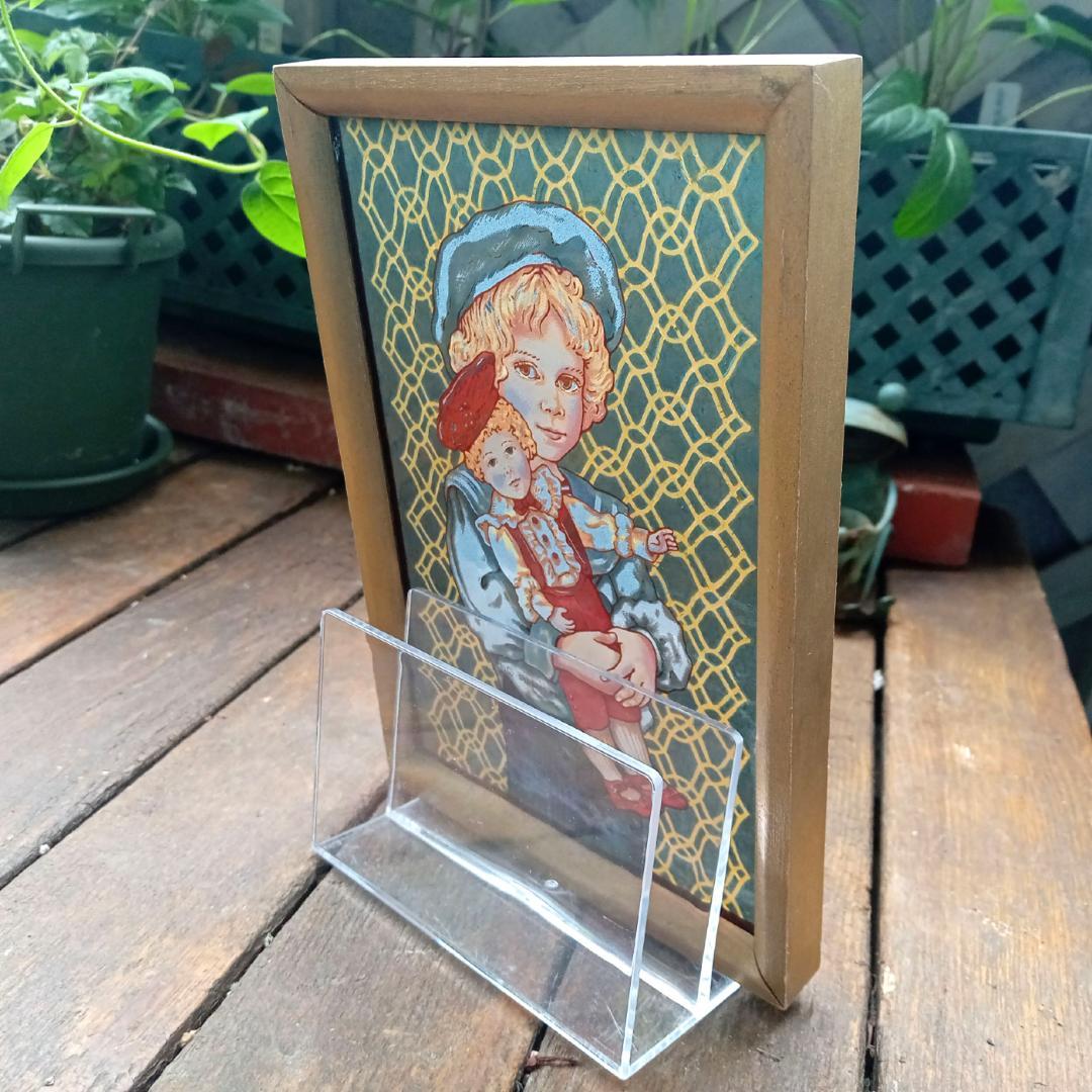 ジャン・ハガラ ステンドグラス 少年とお人形 ステファン グラスマスターズ社