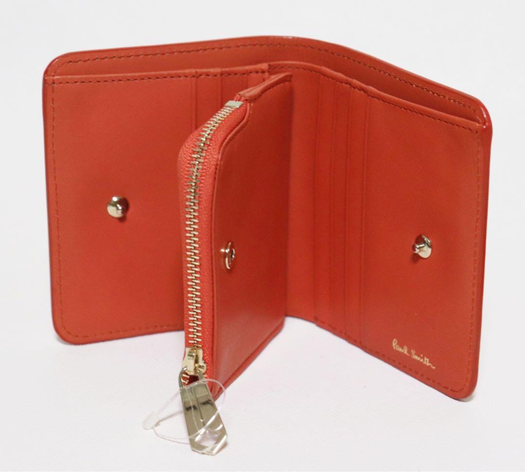 《ポールスミス》新品 ラッキーラビットエンボス レザー2つ折り財布 ウォレット